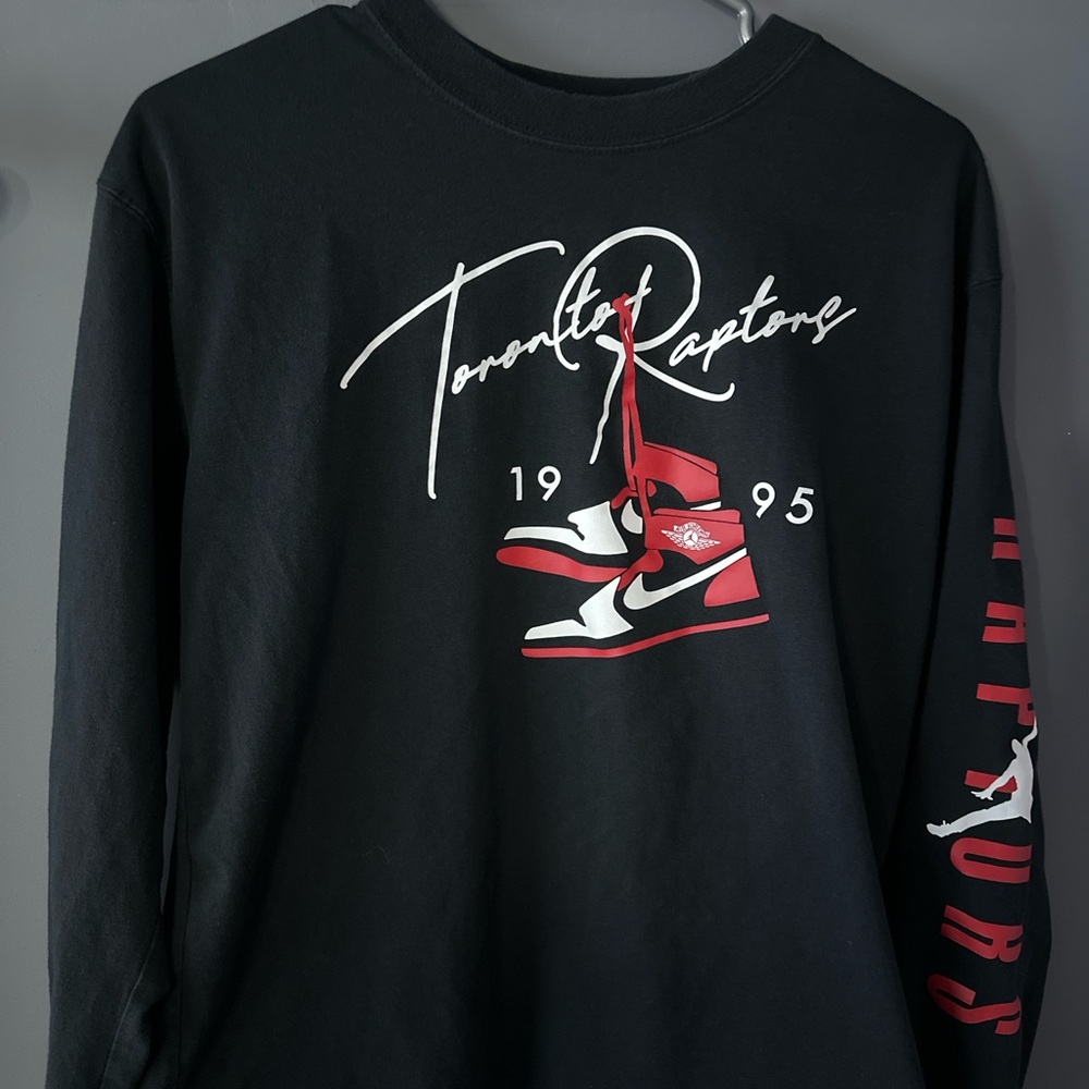 Toronto Raptors 1995 Black Long Sleeve Shirt